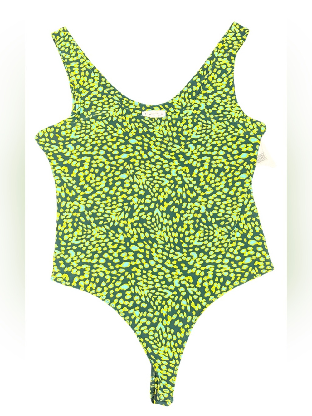 Leith Large Bodysuit - Green Neon Print
